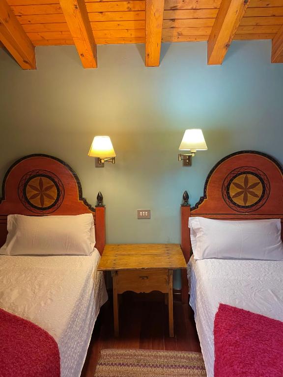 Postel nebo postele na pokoji v ubytování Hotel Konbenio