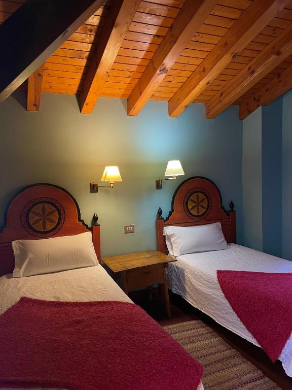 Postel nebo postele na pokoji v ubytování Hotel Konbenio