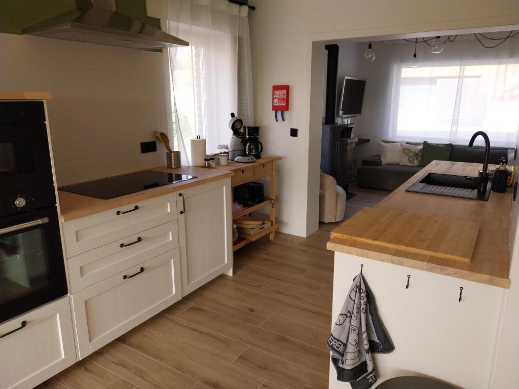 Kuchyň nebo kuchyňský kout v ubytování Vakantiewoning Yade