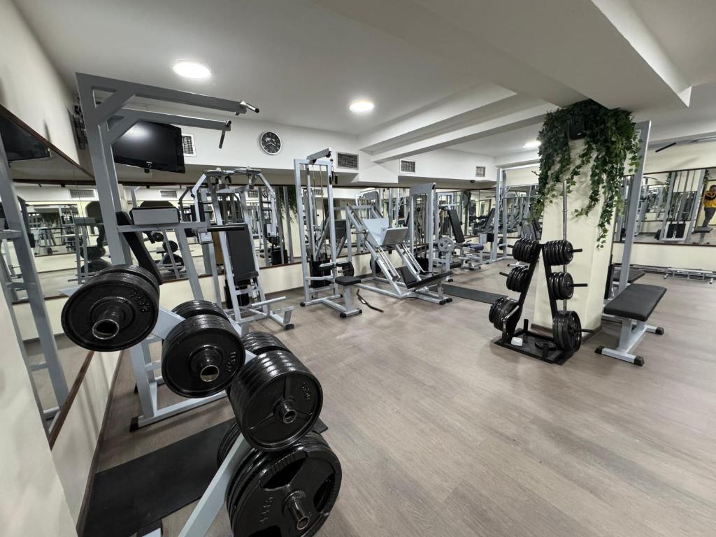 Fitness centrum a/nebo fitness zařízení v ubytování DuoD