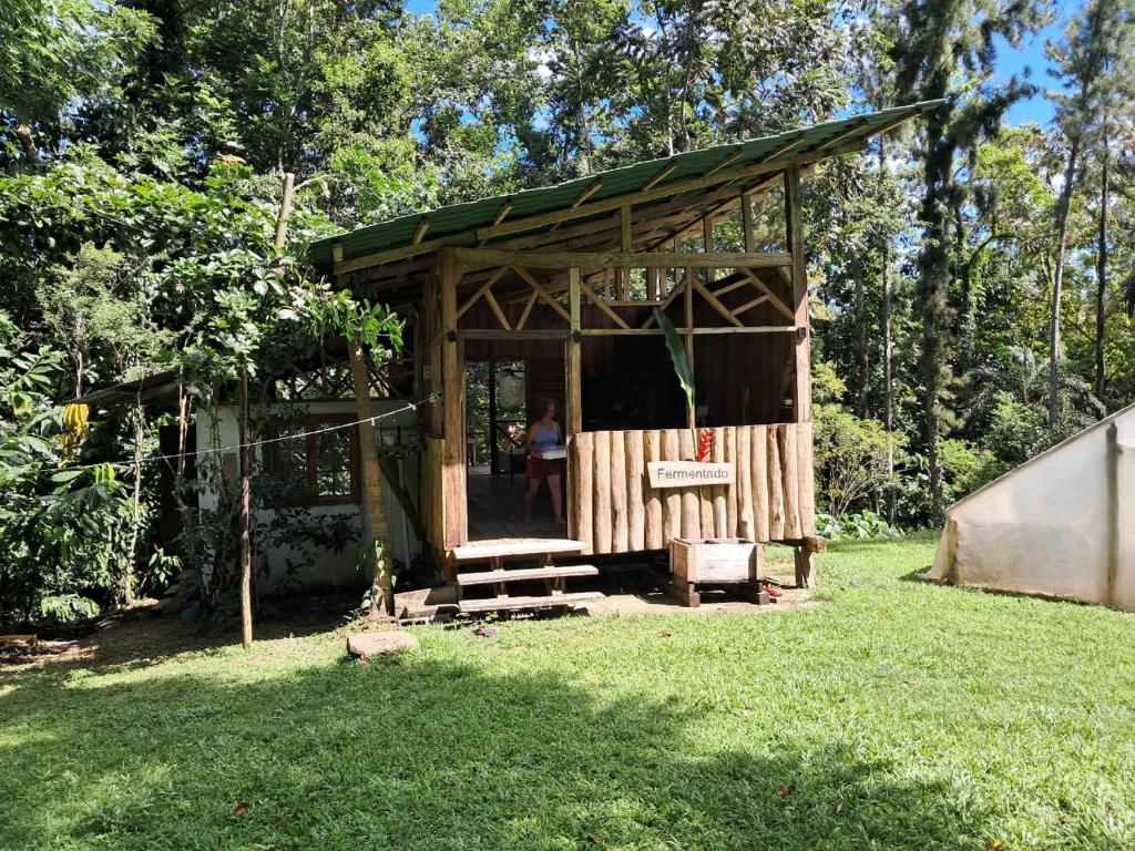 Zahrada ubytování Casa Cacao