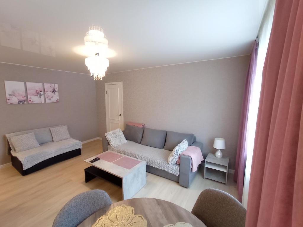Posezení v ubytování New Võidu apartment