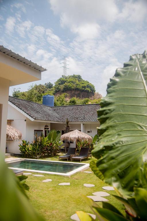 Bazén v ubytování Masaya Retreat Lombok nebo v jeho okolí