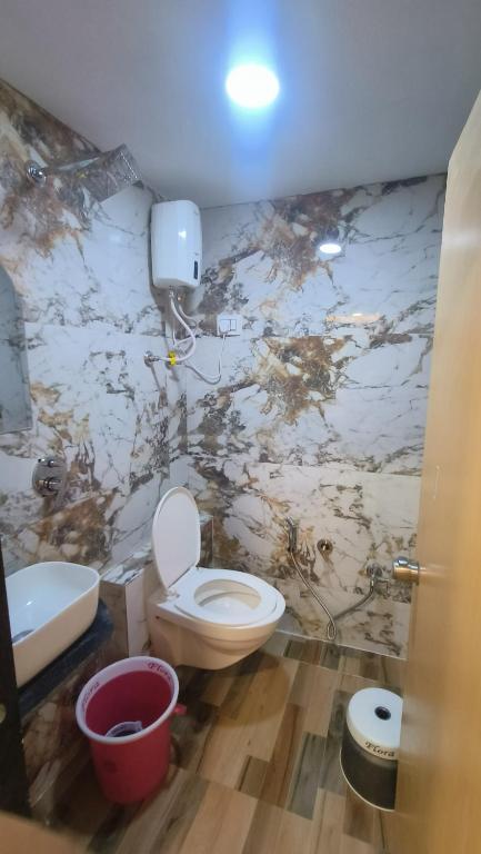 Koupelna v ubytování Hotel Prime 24