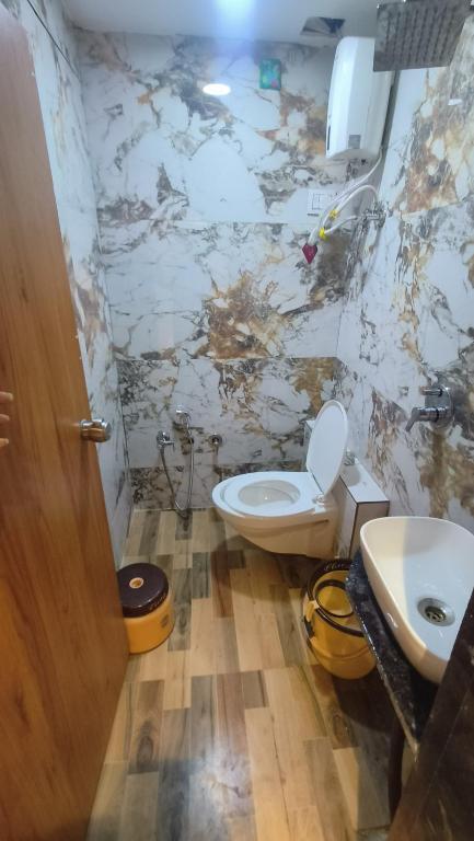 Koupelna v ubytování Hotel Prime 24