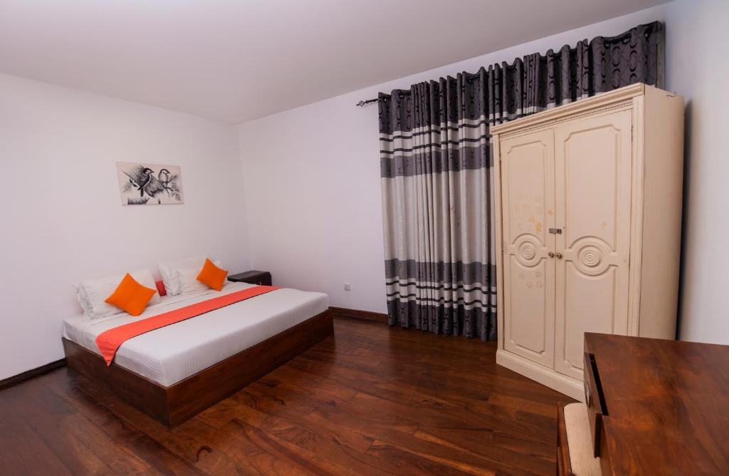 Postel nebo postele na pokoji v ubytování Chaminrich villa