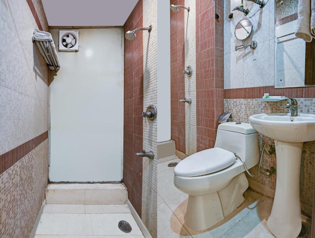 Koupelna v ubytování New Ammby Inn - Lajpat Nagar