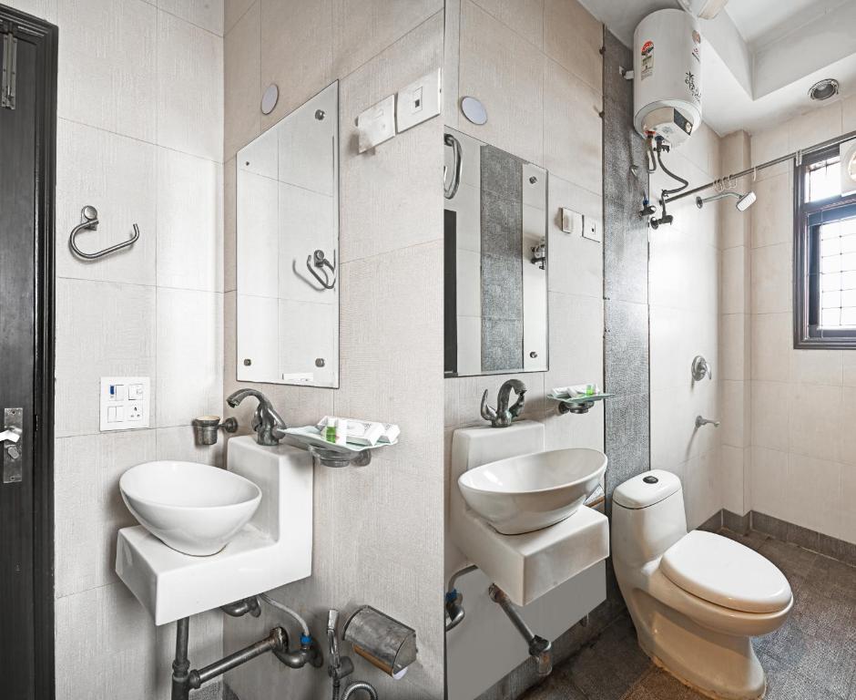 Koupelna v ubytování New Ammby Inn - Lajpat Nagar