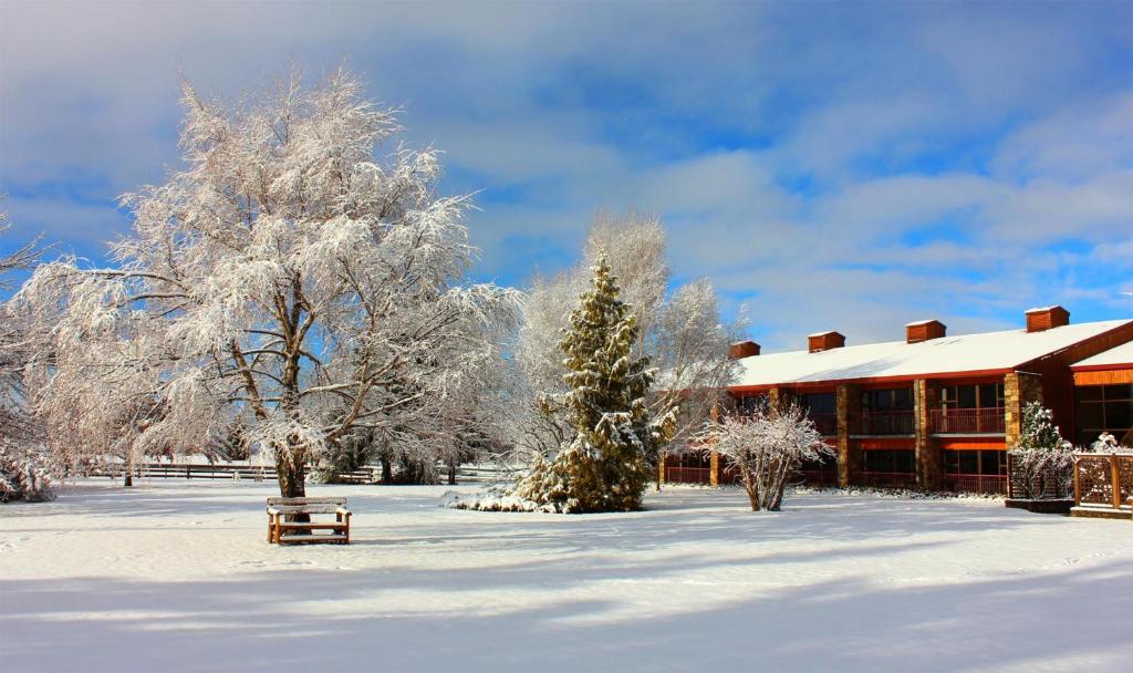 Distinction Mackenzie Country Hotel v zimě