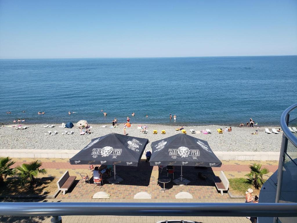 Nespecifikovaný výhled na moře nebo výhled na moře při pohledu z hotelu