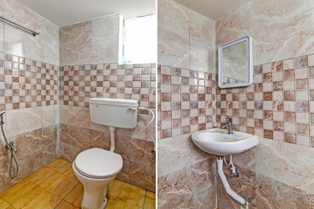 Koupelna v ubytování Hotel O Sai Somu Inn