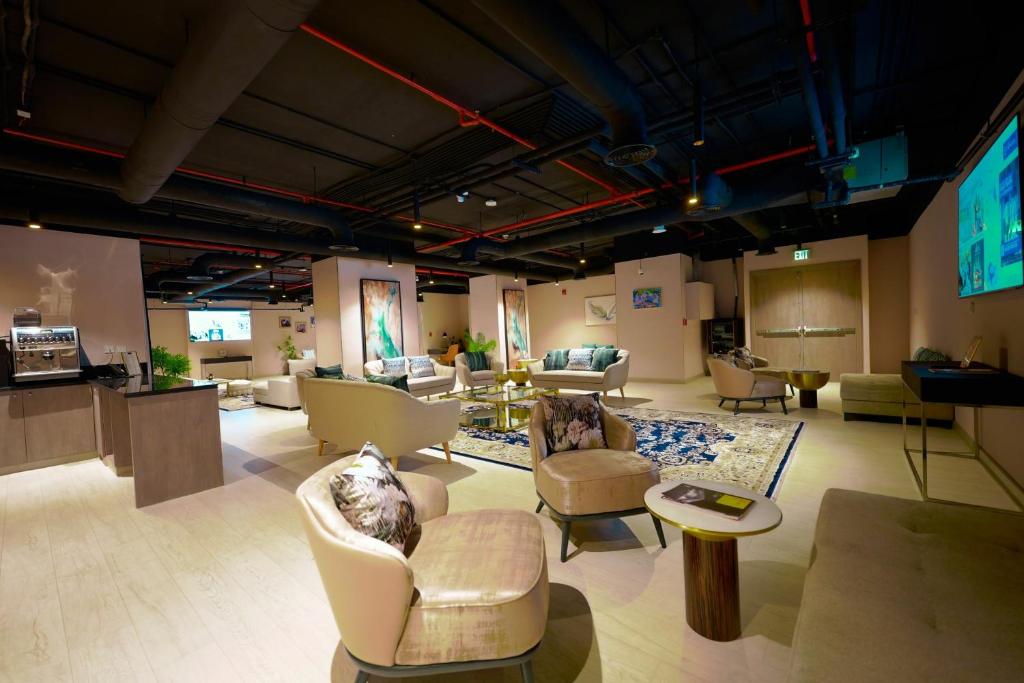 Steigenberger Residence Dohaにあるシーティングエリア