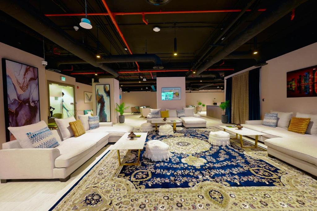 Steigenberger Residence Dohaにあるシーティングエリア
