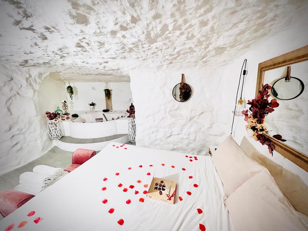 Koupelna v ubytování Casa Rural Las Colmenas