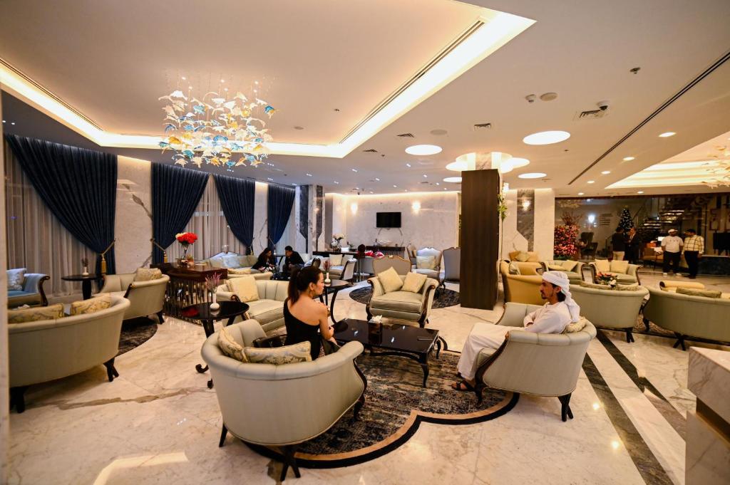 Posezení v ubytování Seven Seas Hotel