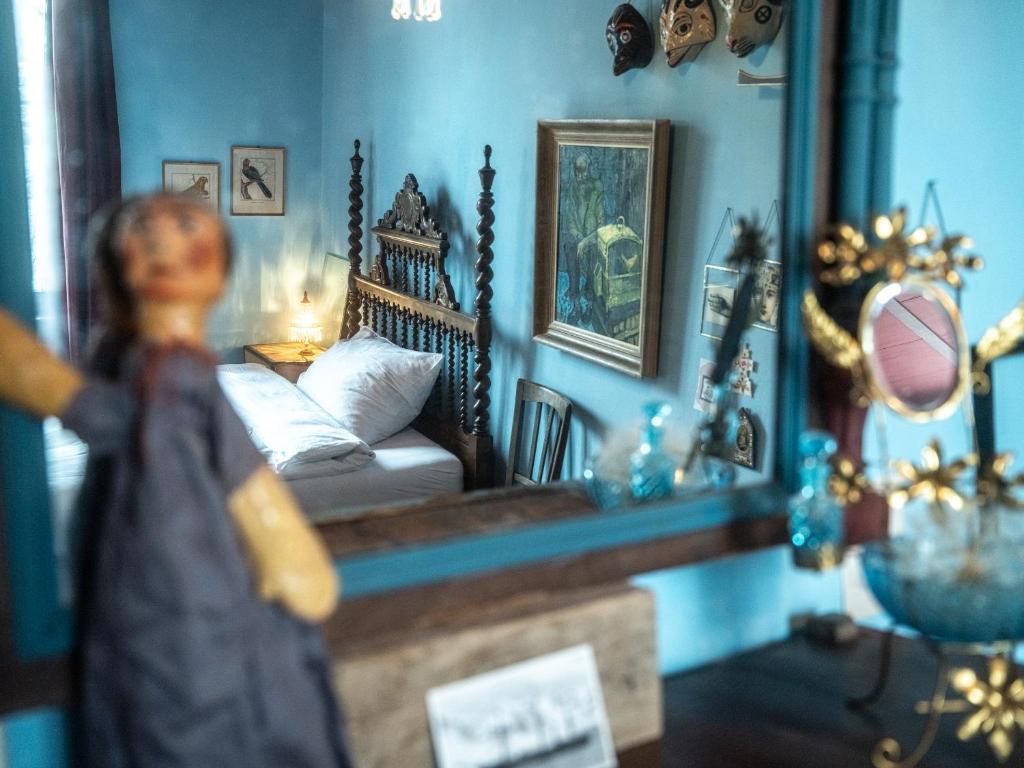 Postel nebo postele na pokoji v ubytování Impulszentrum Holdenweid, 4434 Hölstein
