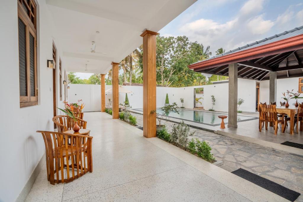 Bazén v ubytování The Mansion Koggala nebo v jeho okolí