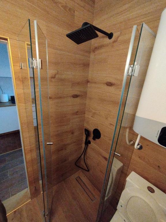 Koupelna v ubytování Kosmaj Apartmani Košutica - Marija i Ksenija