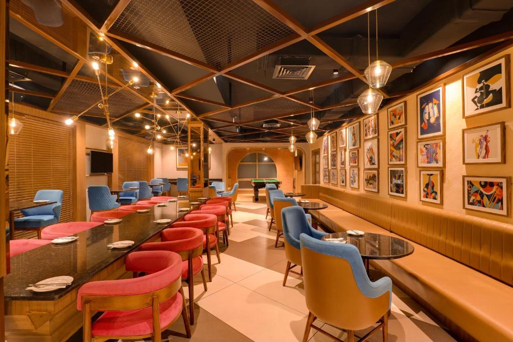 Posezení v ubytování Keys Prima by Lemon Tree Hotels, Katti-Ma, Chennai