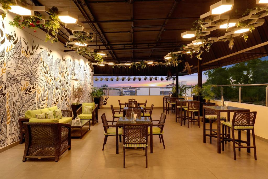 Posezení v ubytování Keys Prima by Lemon Tree Hotels, Katti-Ma, Chennai
