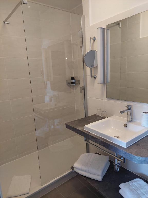 Koupelna v ubytování Hotel Stadt Gernsbach