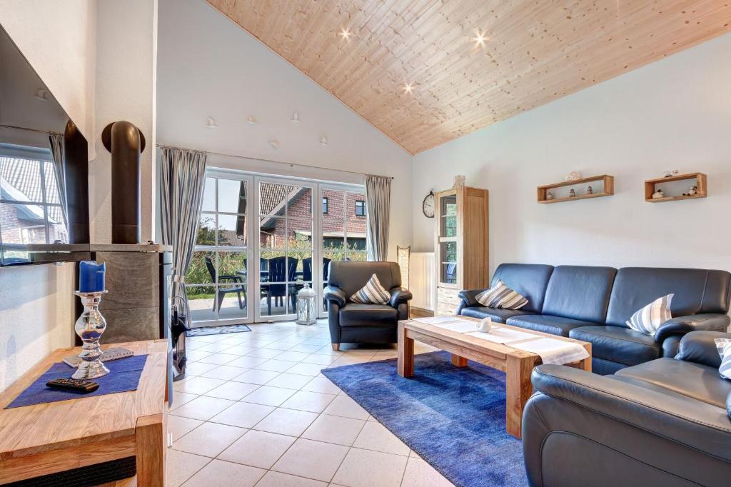 Χώρος καθιστικού στο Haus Klipper - Nordseebad Burhave - oHT