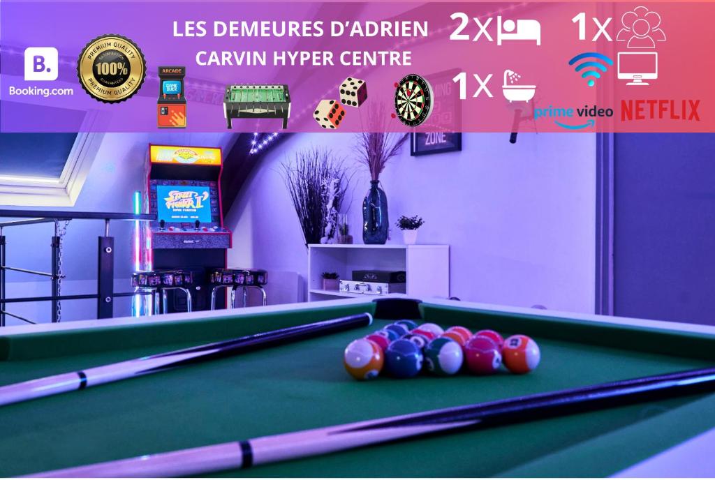 Billardbord på GameClub - Les Demeures d'Adrien