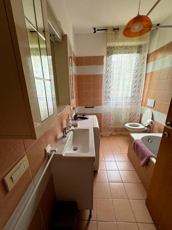 Koupelna v ubytování Casa SAFFI