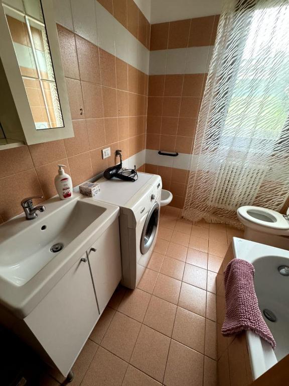 Koupelna v ubytování Casa SAFFI