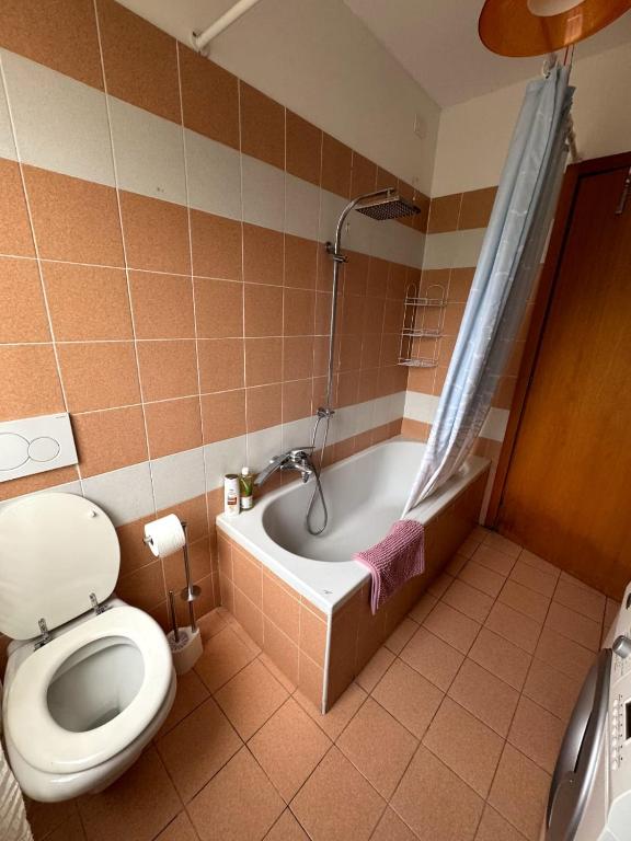 Koupelna v ubytování Casa SAFFI