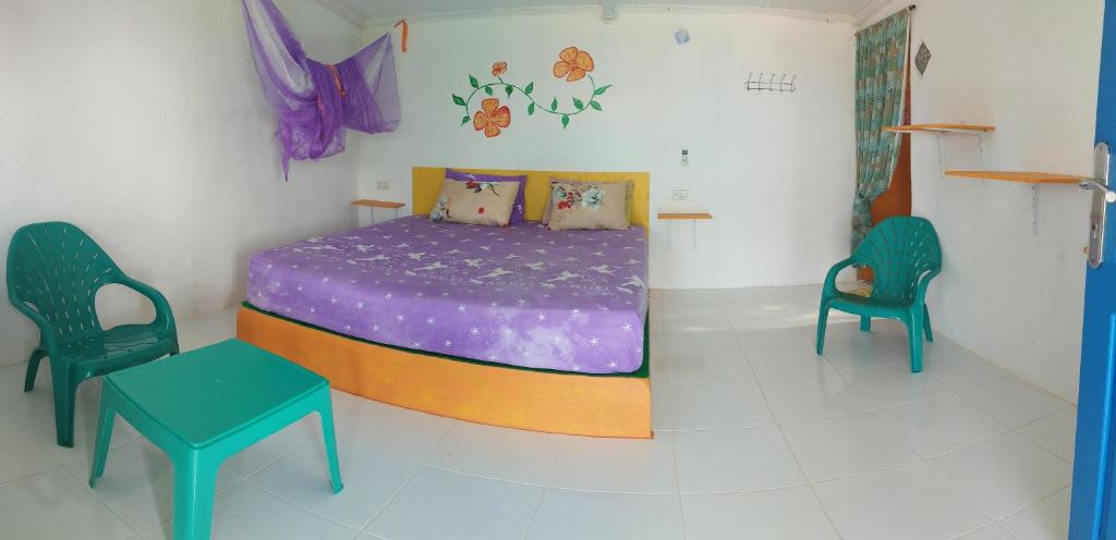 Postel nebo postele na pokoji v ubytování pulau weh sabang Coco jungle