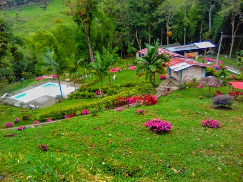 Zahrada ubytování Finca Vegonia Arqueológica