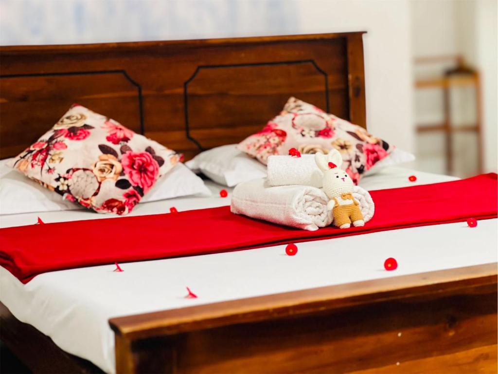Postel nebo postele na pokoji v ubytování Jm Resort