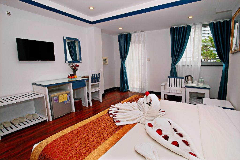 Phòng Deluxe Giường Đôi/2 Giường Đơn Nhìn Ra Biển