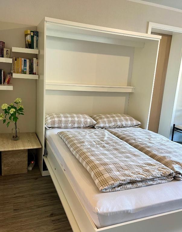 Postel nebo postele na pokoji v ubytování Ferienwohnung Flynn