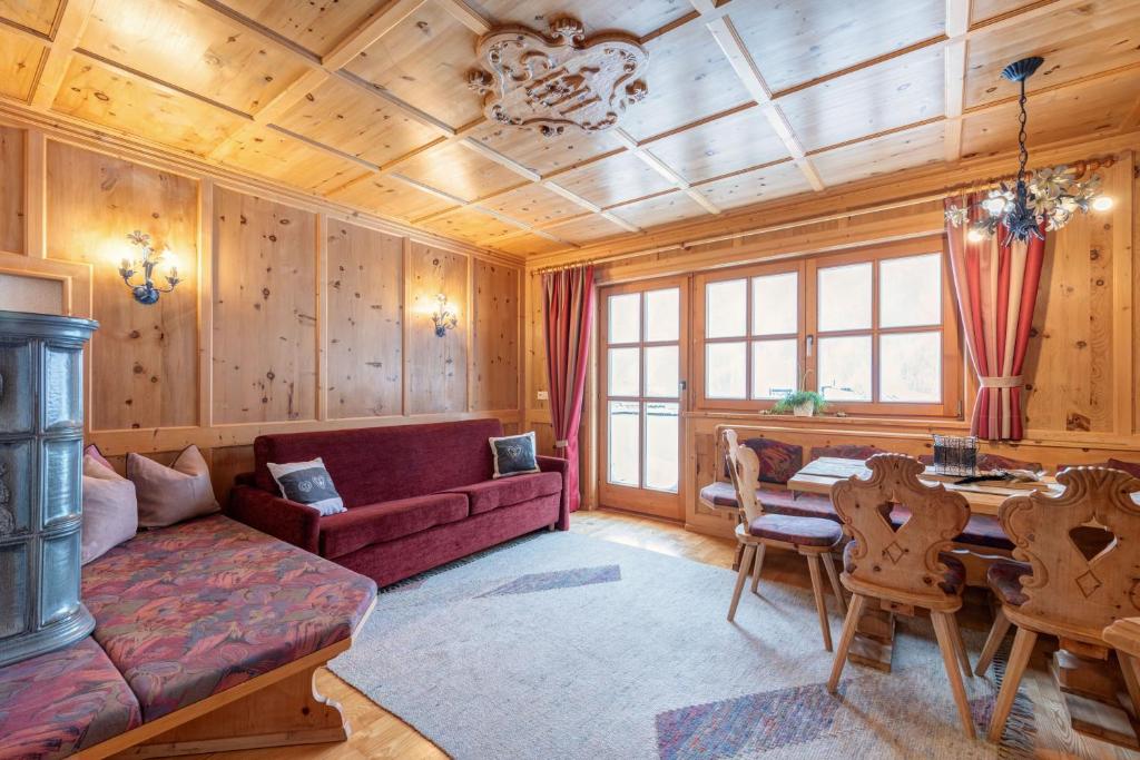 Posezení v ubytování Landhaus Winkl