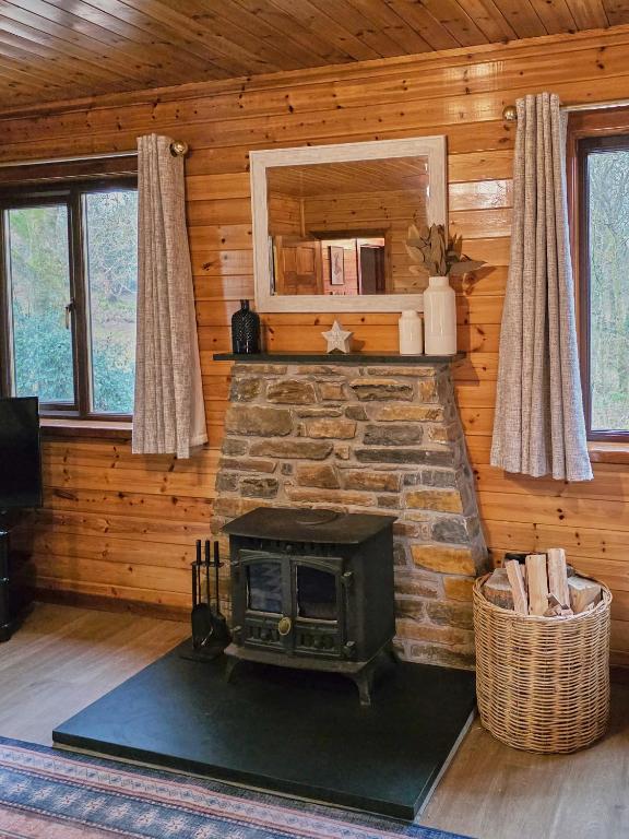 Fotografie z fotogalerie ubytování Luxury Wood Lodge with sauna, log burner & private woodland garden - Wnion Wood Lodge v destinaci Llanfachreth