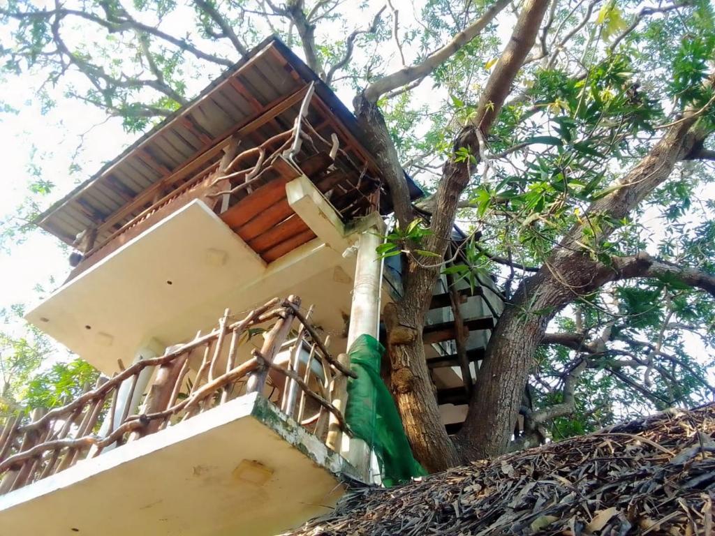 Balkón nebo terasa v ubytování Mango Tree Hotel & Restaurant