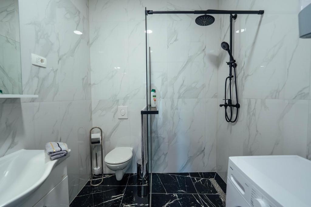 Koupelna v ubytování Apartman Anđela