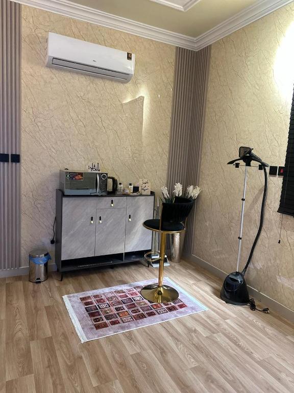 Kuchyň nebo kuchyňský kout v ubytování مدن الشمال للشقق المخدومة