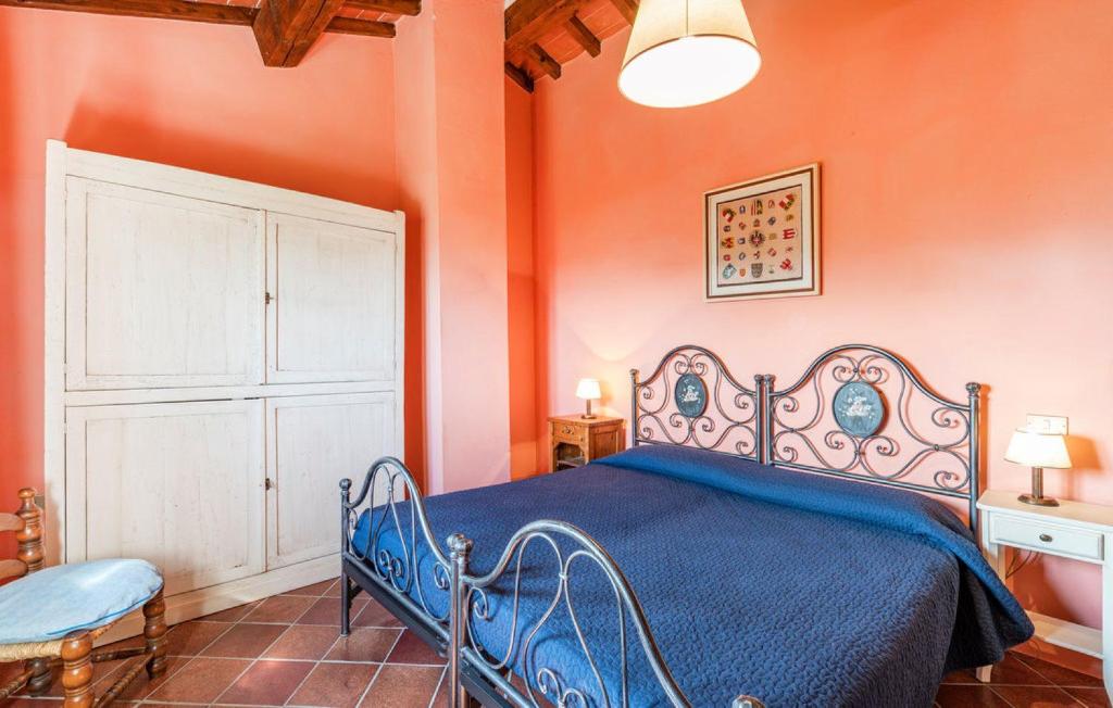 Postel nebo postele na pokoji v ubytování Podere La Casina