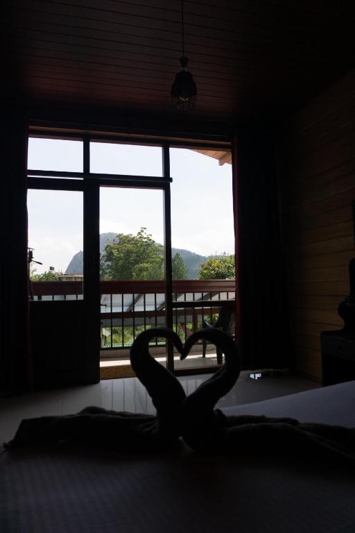 Nespecifikovaný výhled na hory nebo výhled na hory při pohledu z bed and breakfast