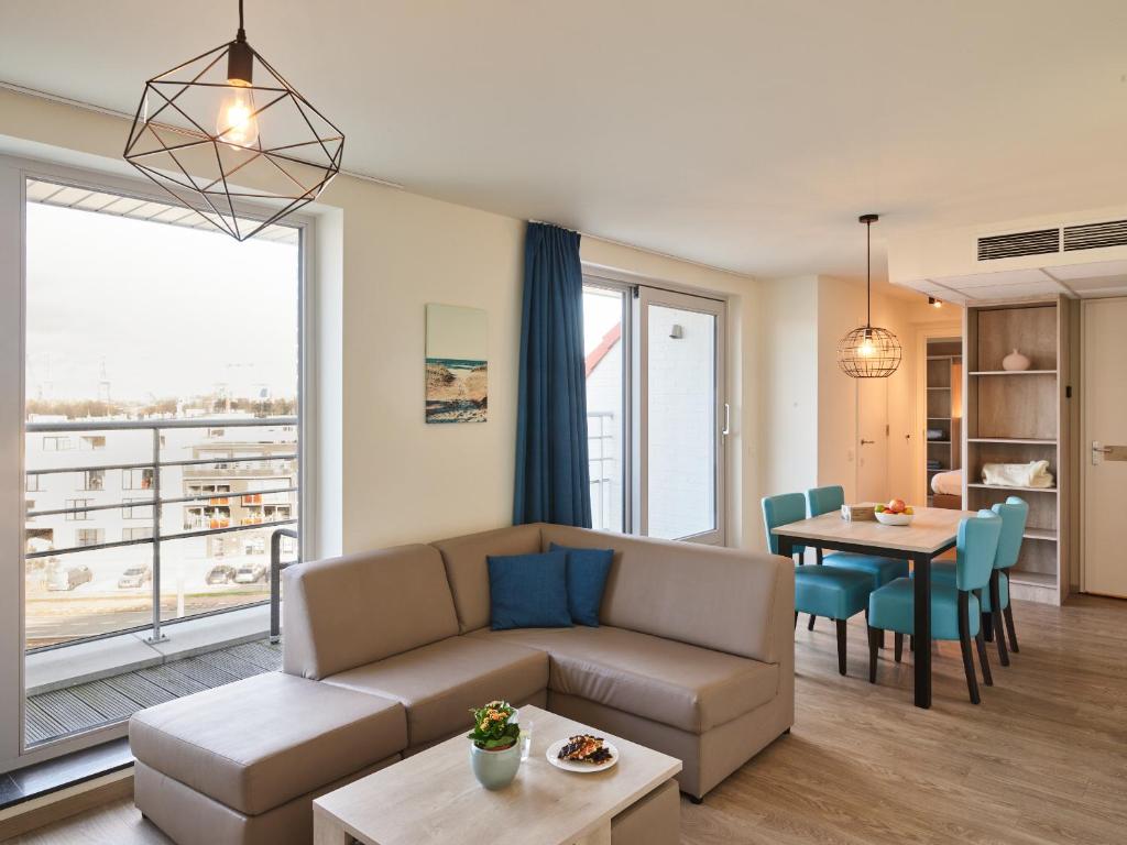 Posezení v ubytování Holiday Suites Zeebrugge