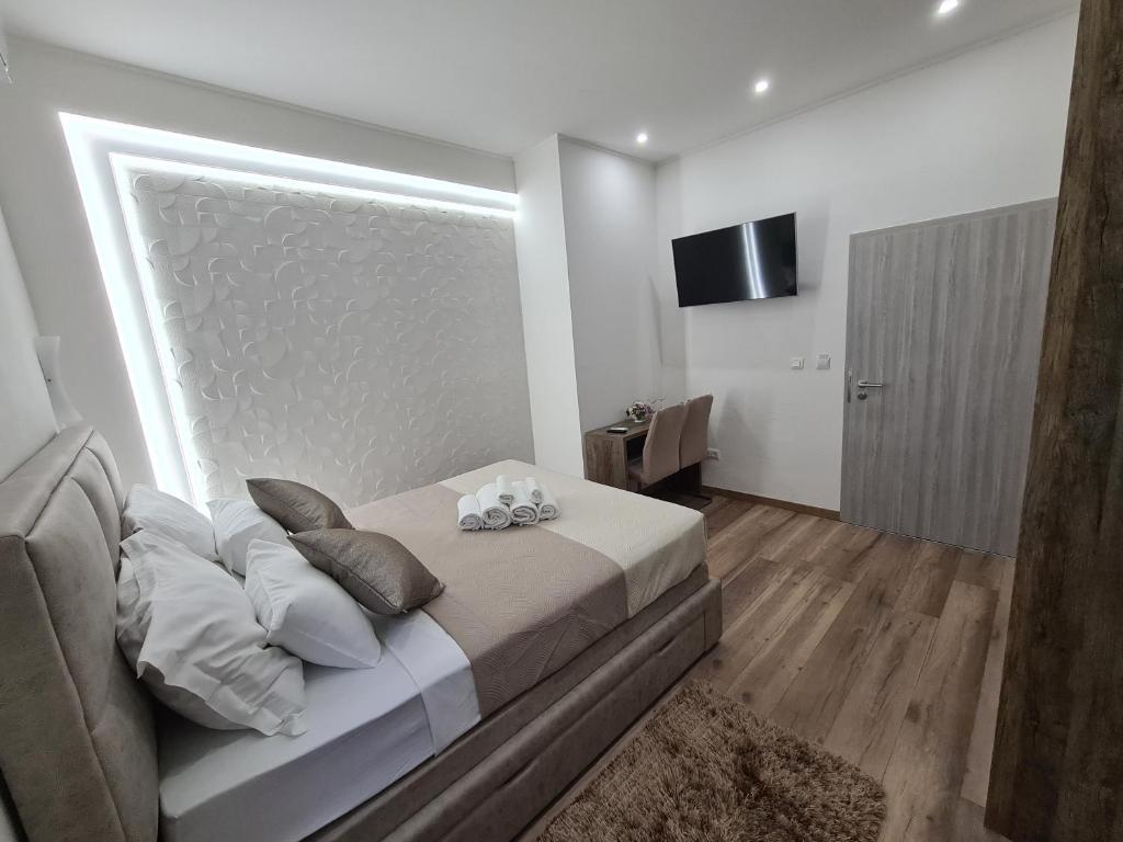 TV a/nebo společenská místnost v ubytování D&D suites in Split centre 1