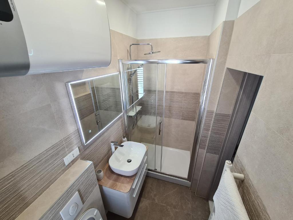 Koupelna v ubytování D&D suites in Split centre 1