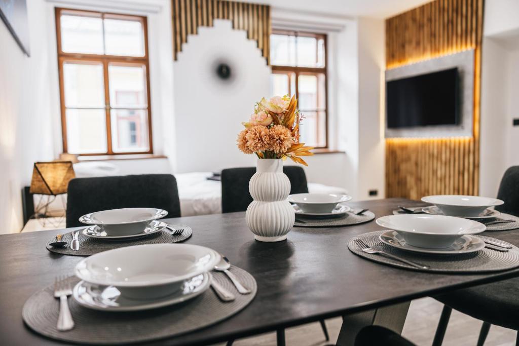 Μια τηλεόραση ή/και κέντρο ψυχαγωγίας στο Apartmány U Doskočilů