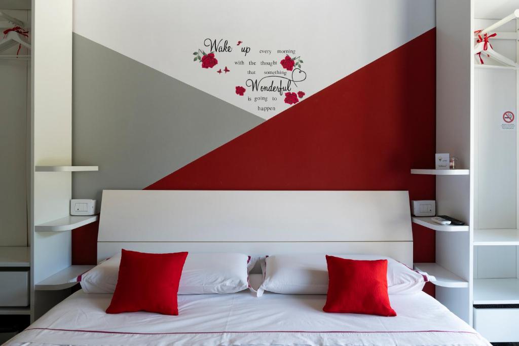 Postel nebo postele na pokoji v ubytování La terrazza sulle vigne B&B