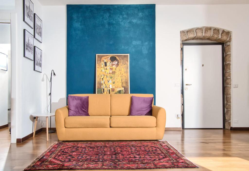 Posezení v ubytování Rainbow House
