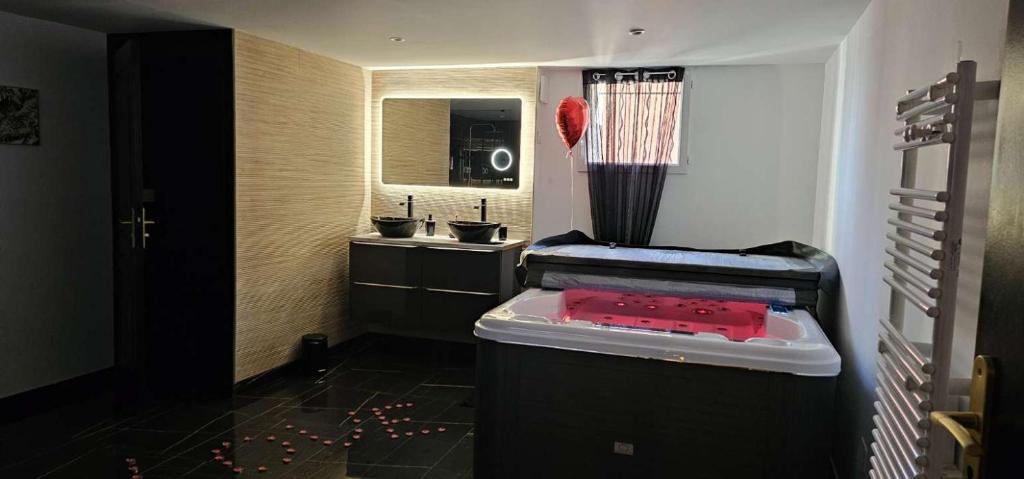 En eller flere senge i et værelse på love rooum