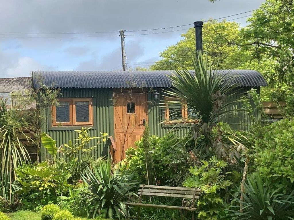 Zahrada ubytování Lovely Shepherds hut near St Ives Cornwall